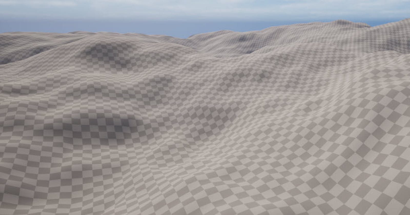 How to create procedural hills for your landscape in Unreal Engine