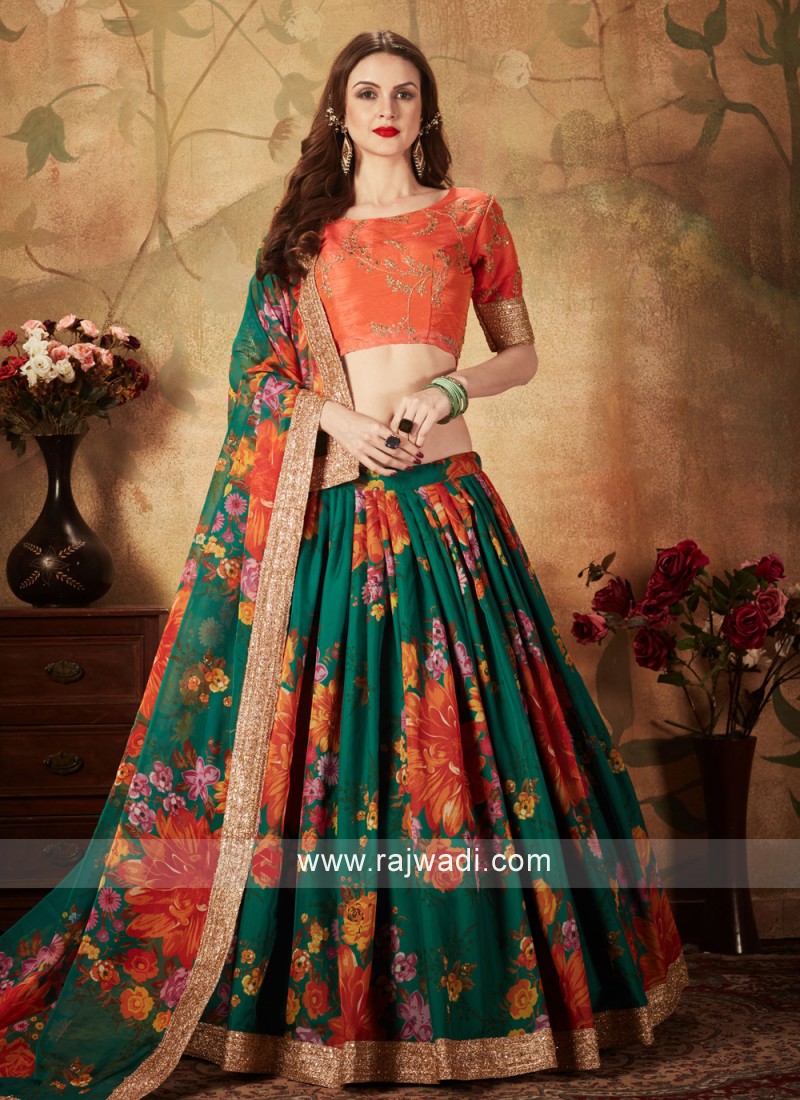 Golden Glamour: Lehenga Choli Gilded Grace