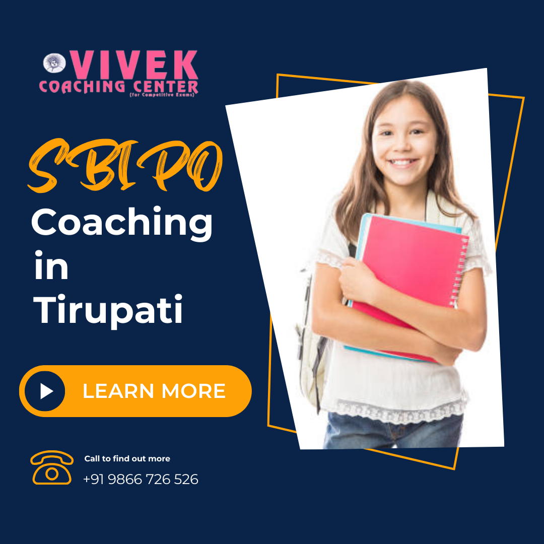 SBI PO Coaching Class in Tirupati