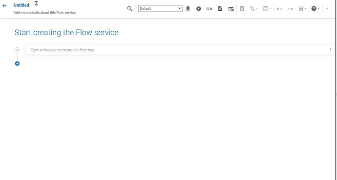 Create new Flow services