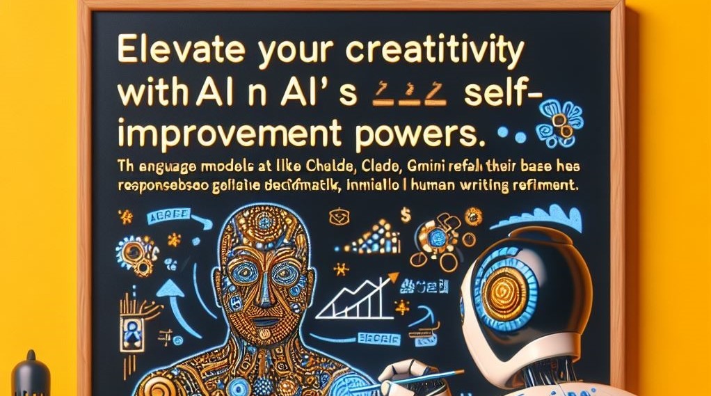 Elevate Your Creativity with AI's Self-Improvement Powers