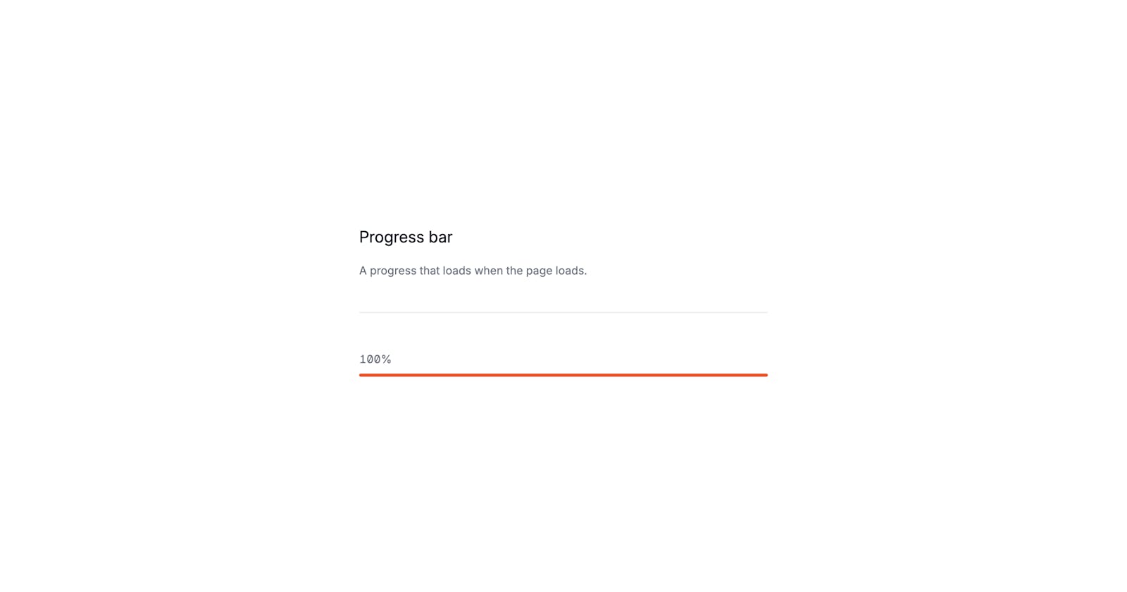 How to create a progress-bar with Tailwind CSS and Alpinejs