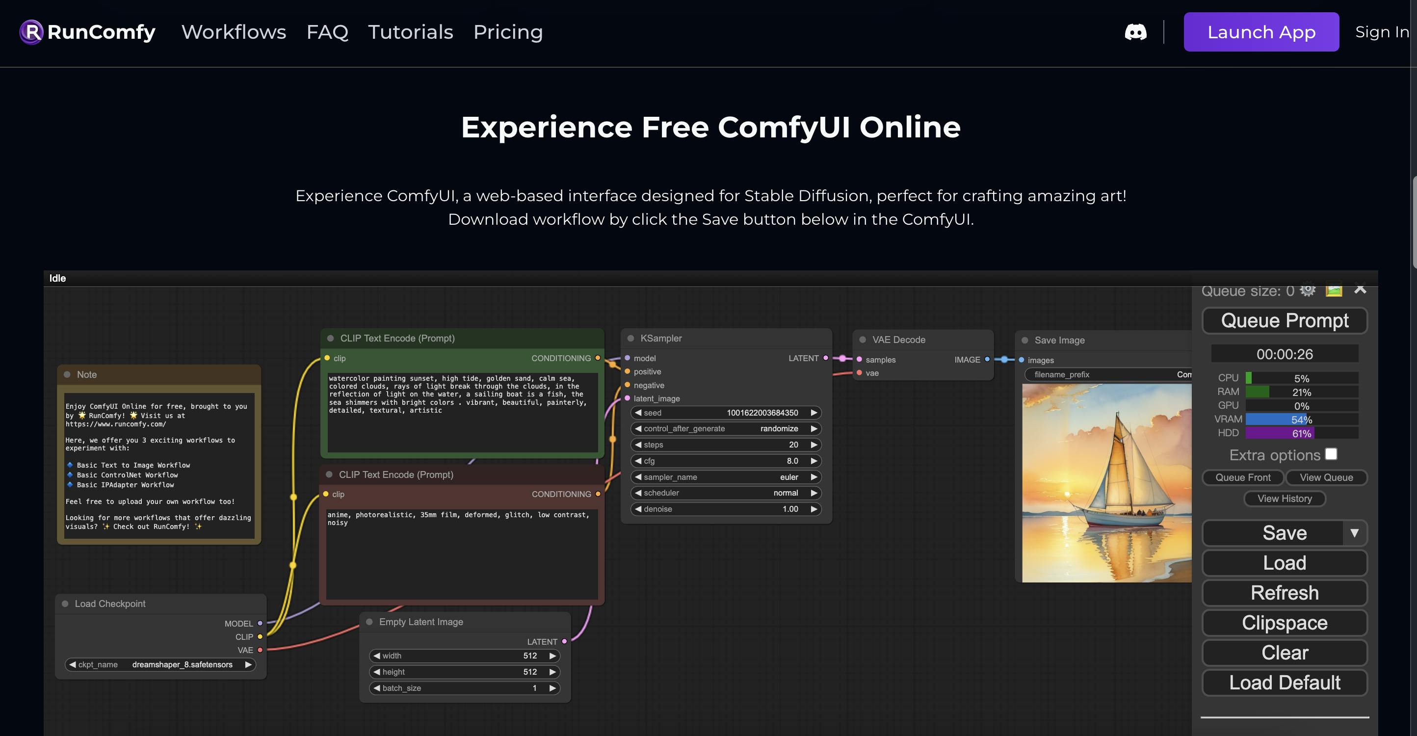 ComfyUI Online for Free