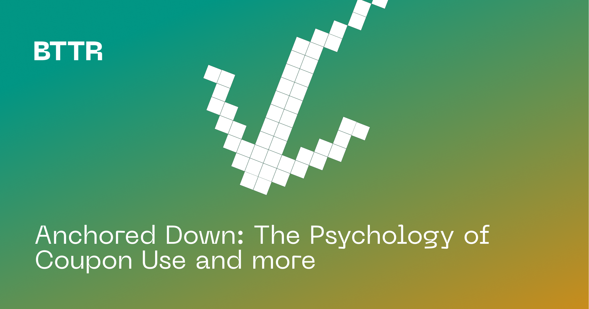 Anchored Down — The Psychology of Coupon Use and more