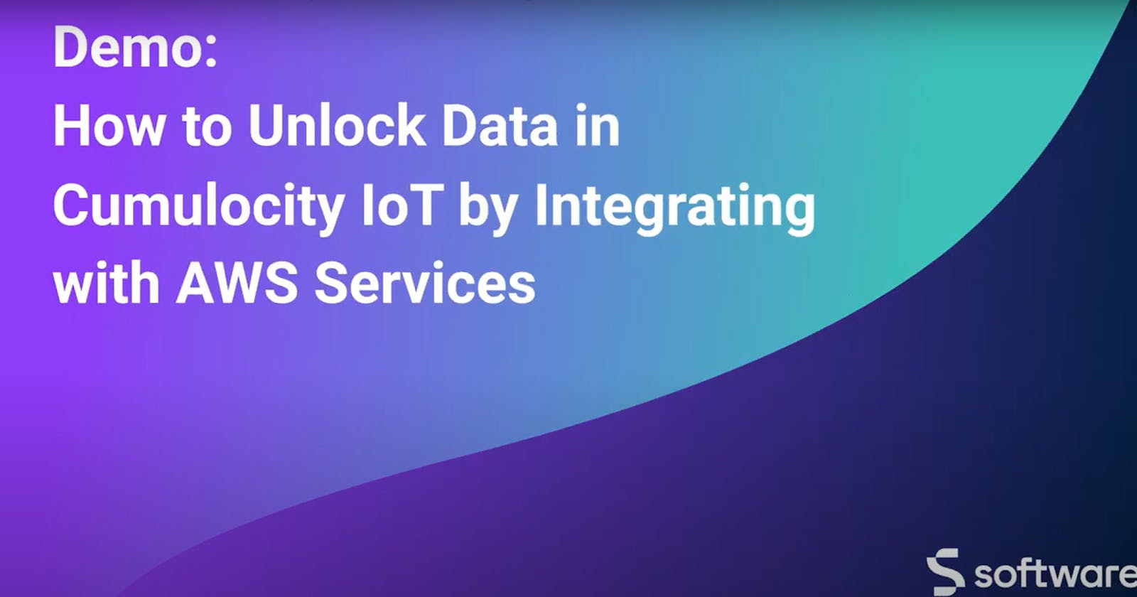 Unlock IoT Data with Cumulocity IoT and AWS QuickSight