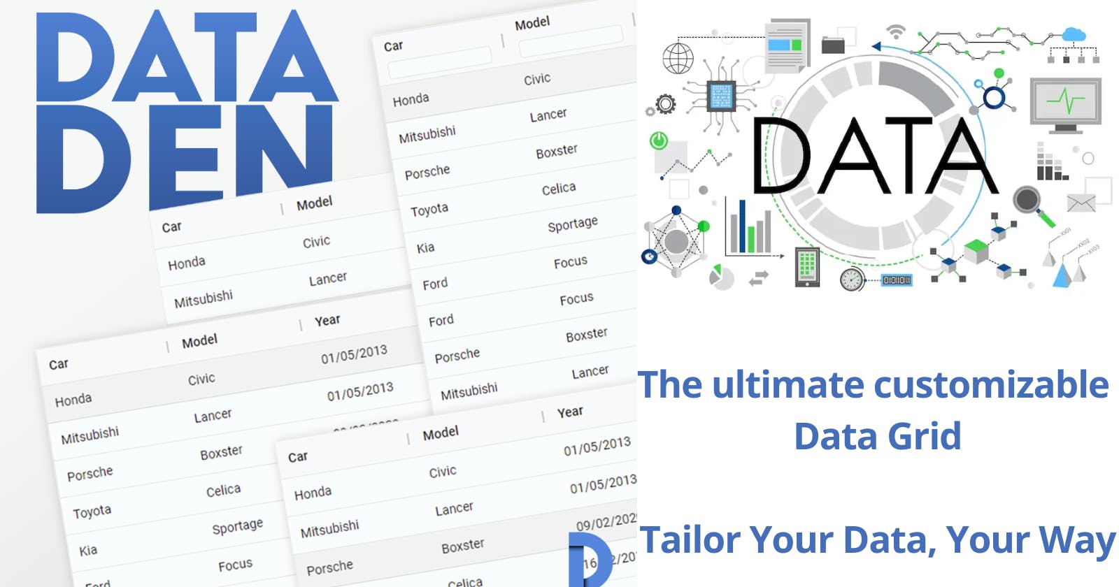 The ultimate customizable Data Grid