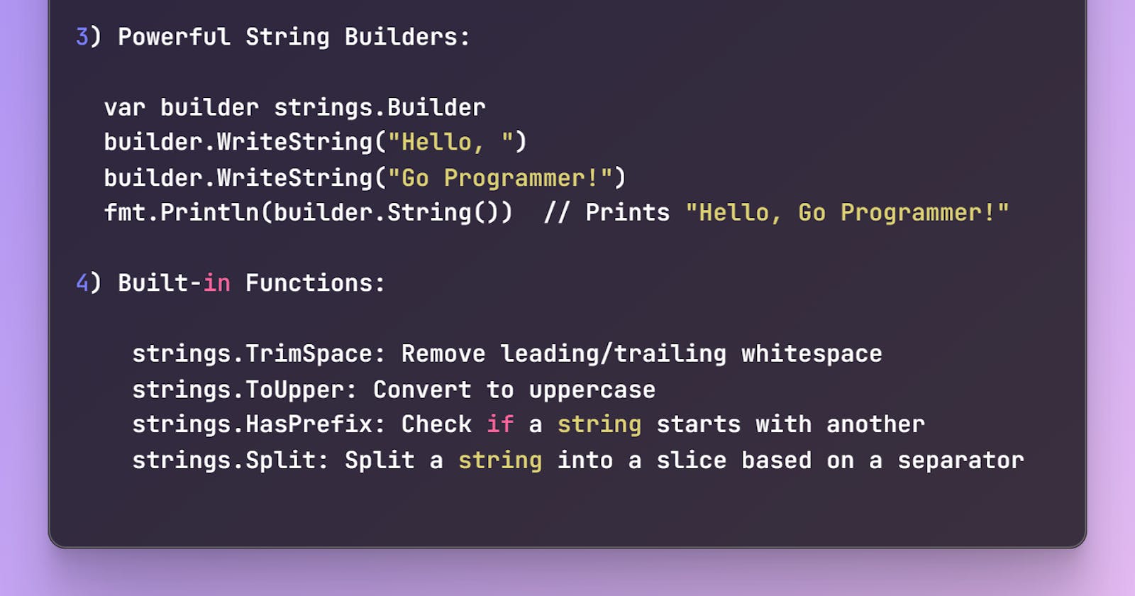 Golang String Insights: Hidden Gems for Powerful Text Manipulation