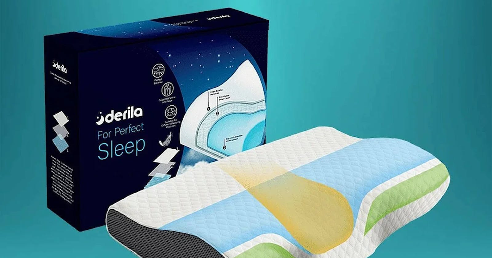 Derila Memory Foam Pillow Reviews [ READ ABOUT BENEFITS] An Honest Review Based On Personal Experience!