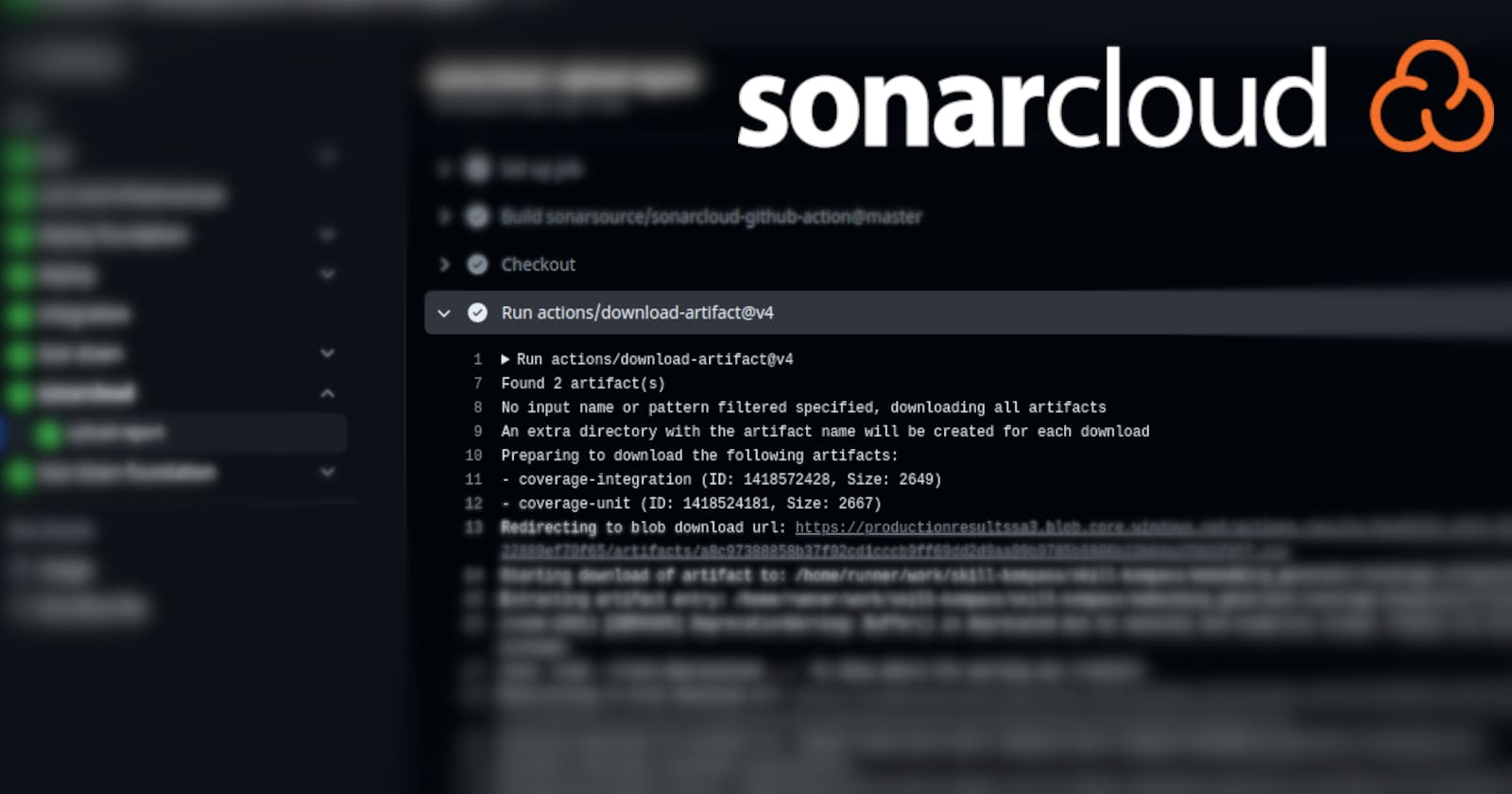 Combining multiple test coverage reports for SonarCloud in GitHub Actions workflows
