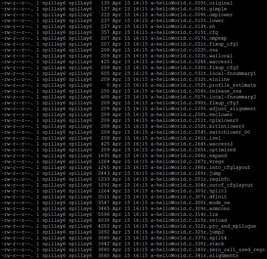 Understanding the GCC Passes