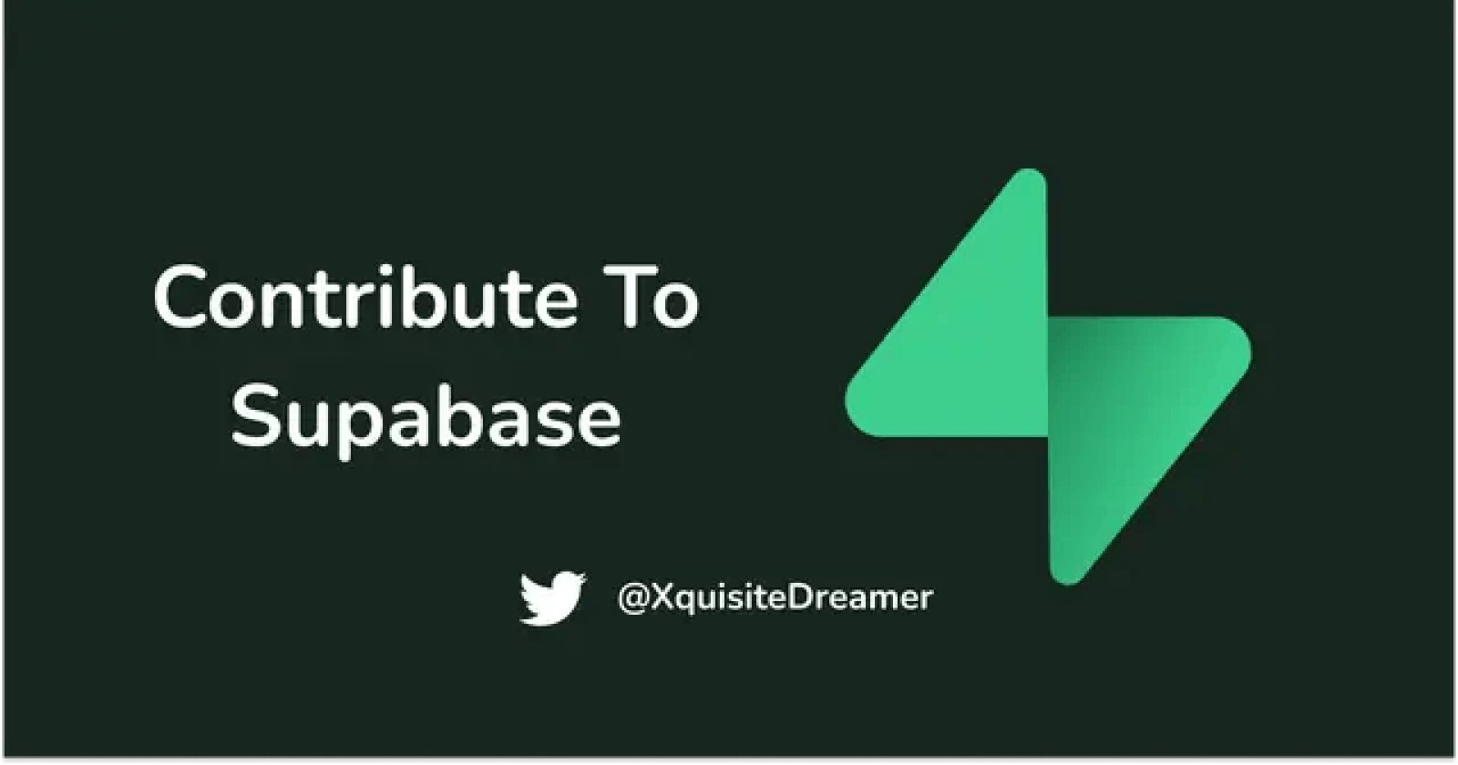 How To Contribute To Open Source - Supabase Edition