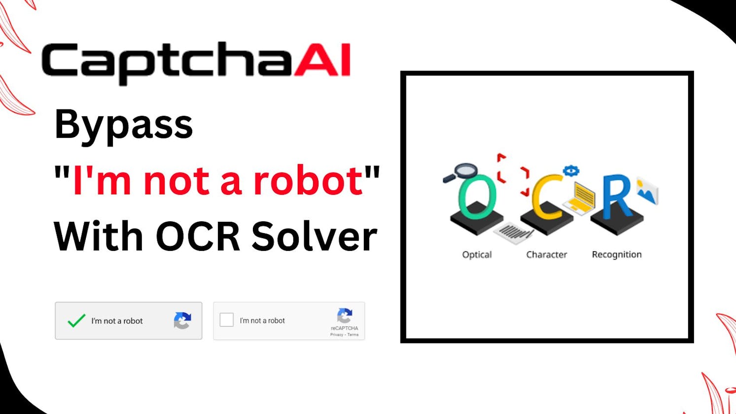 How to bypass "I'm not a robot" with OCR Solver?