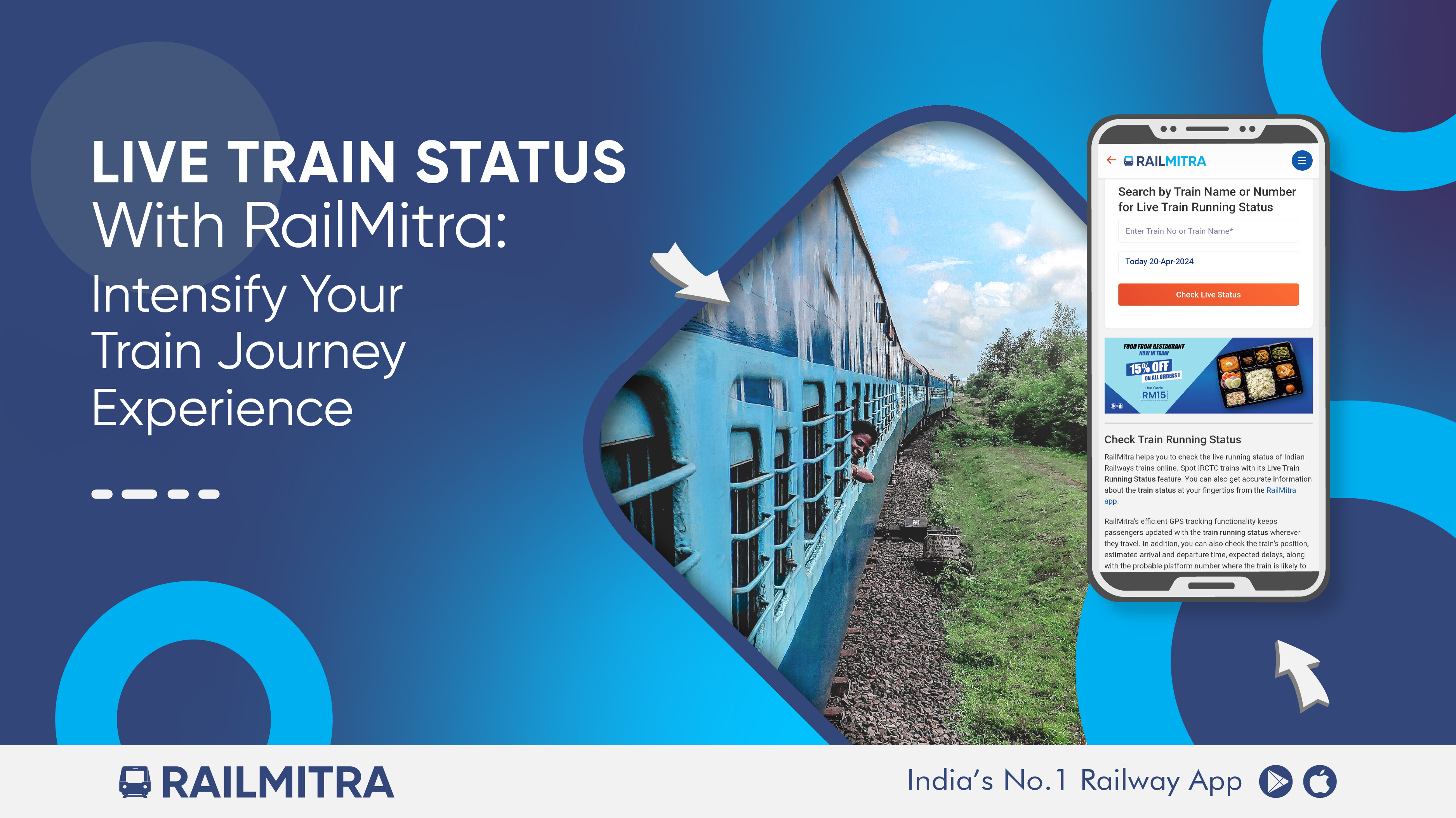Live Train Status with RailMitra: Intensify Your Train Journey Experience