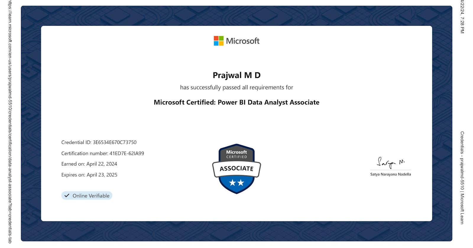 Unlocking Insights: My Journey to Becoming a Microsoft Certified Power BI Data Analyst Associate
