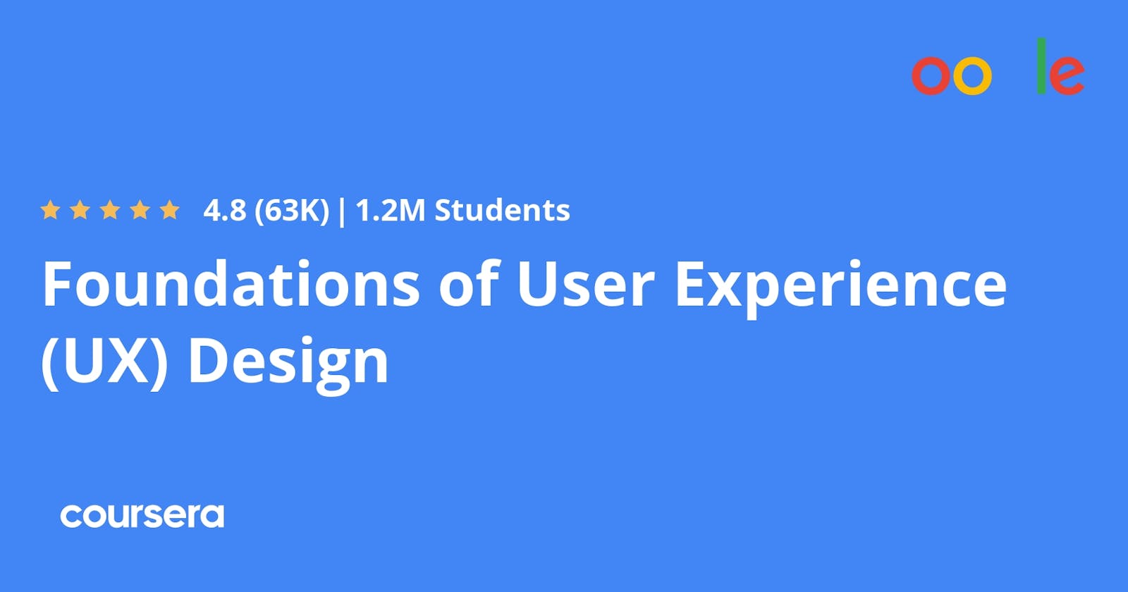 Foundation of User Experience (UX) Design - Part 1