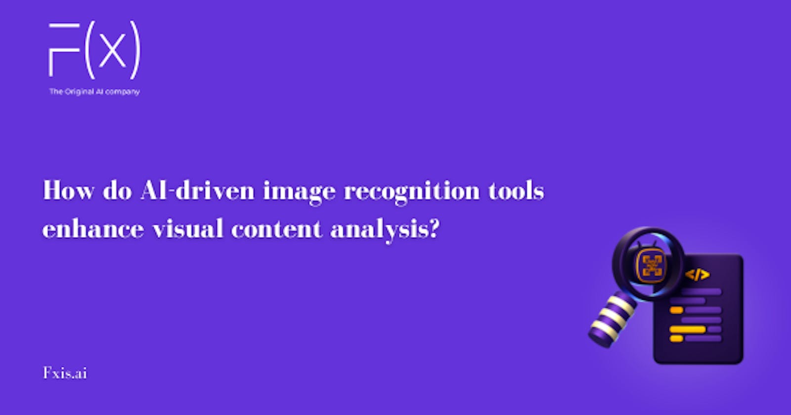 How do AI-driven image recognition tools enhance visual content analysis?