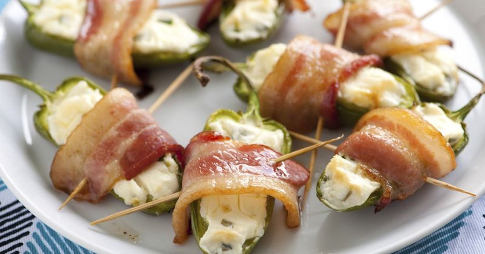 Poppers of Jalapenos with Bacon