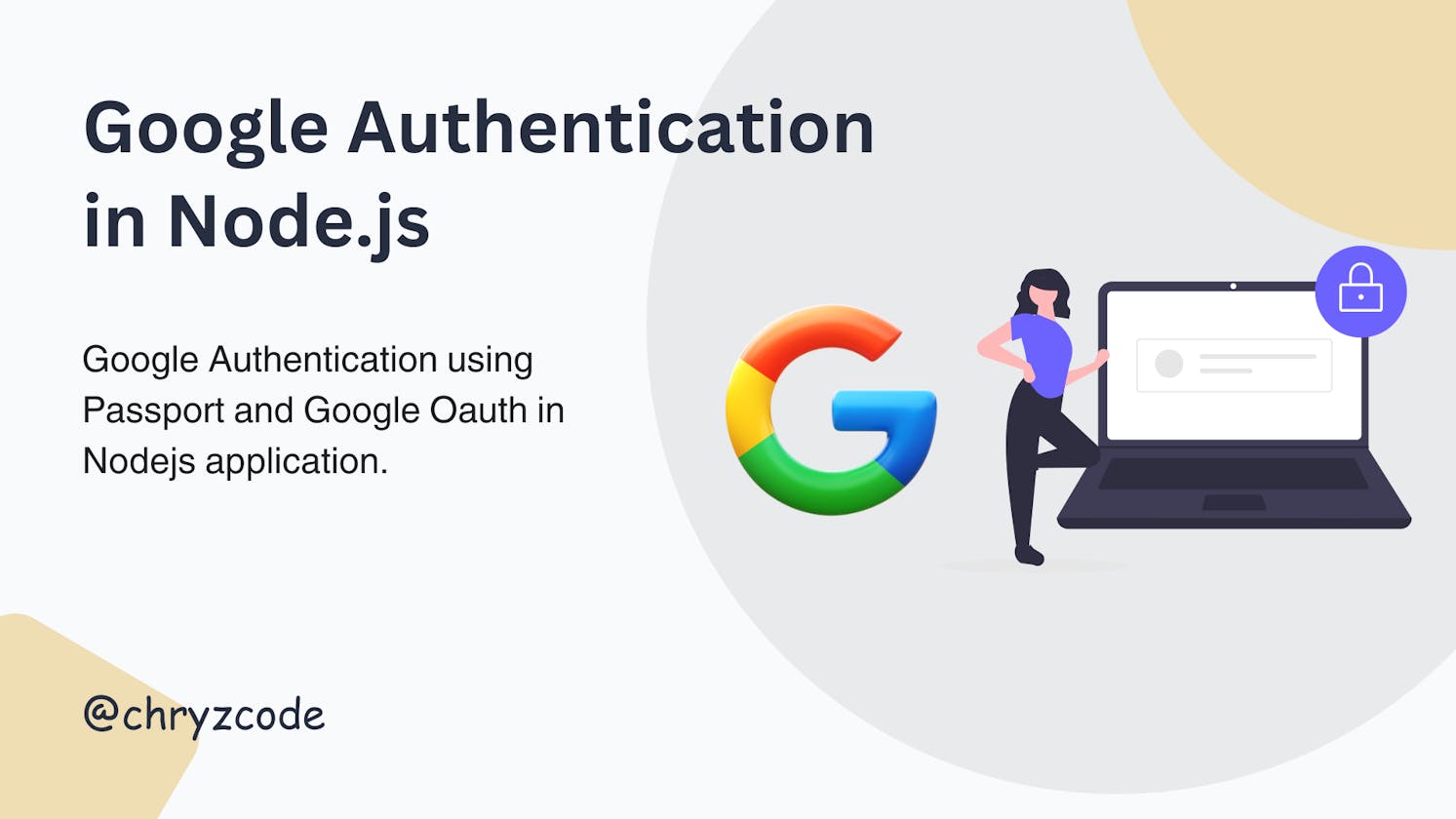 Google Authentication in Nodejs using Passport and Google Oauth
