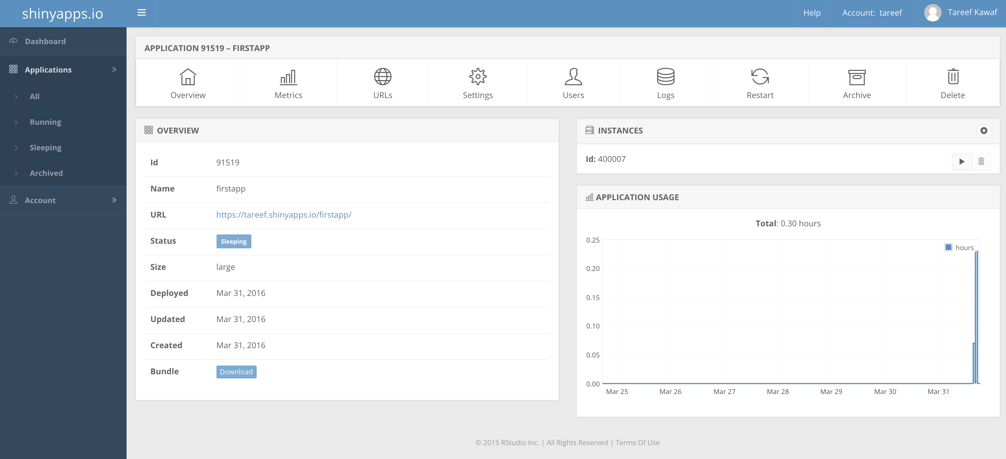 How to create a dashboard with Shiny and RStudio