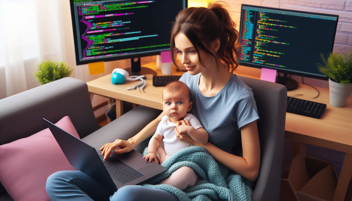 The Value of Coding Knowledge for Mothers