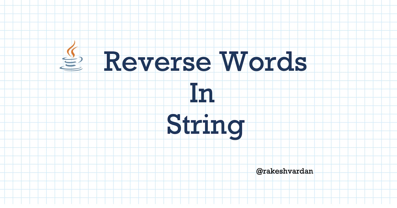 [Java] Reverse words in a String