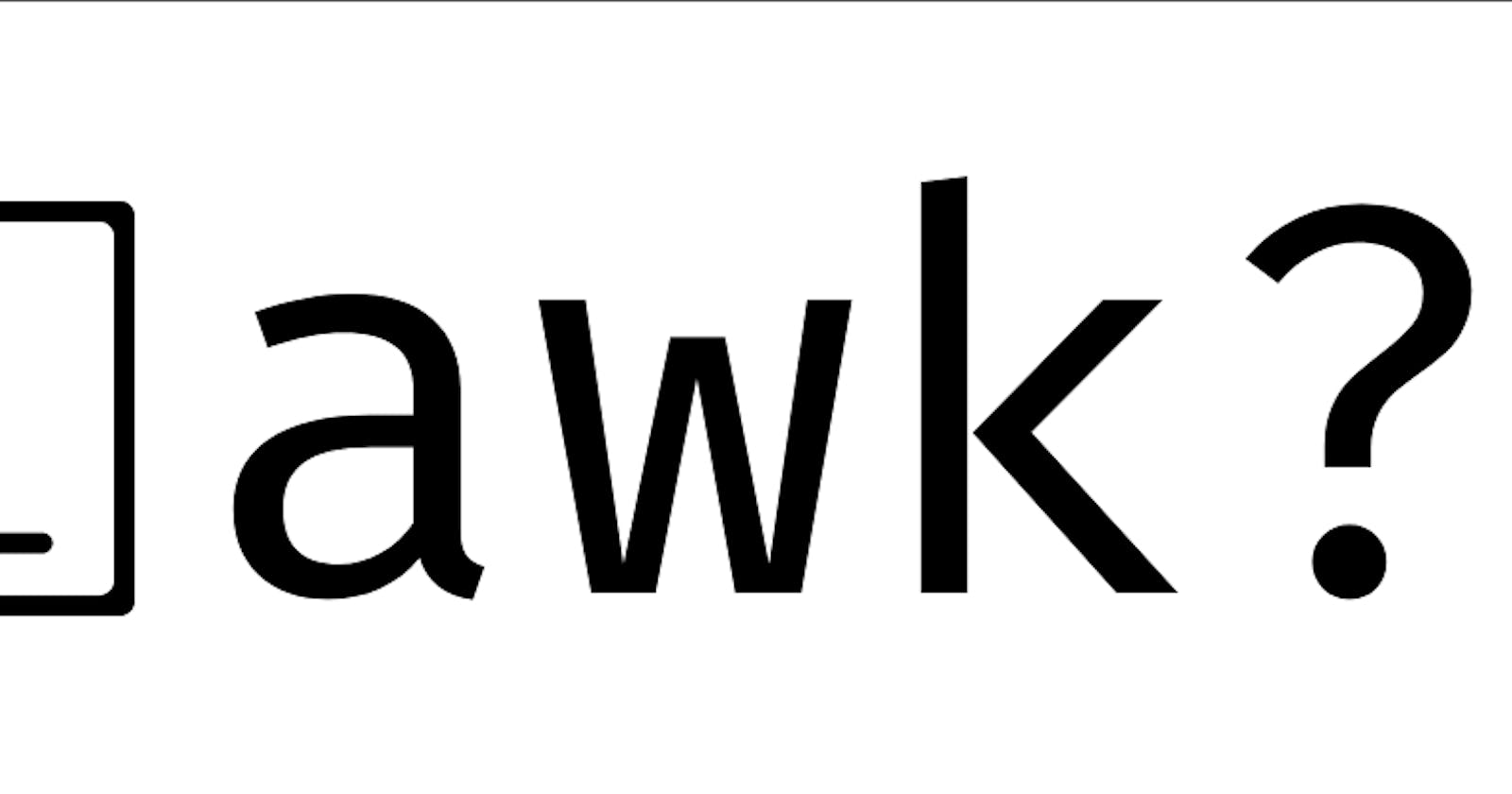 Daily Hack #day21 - AWK