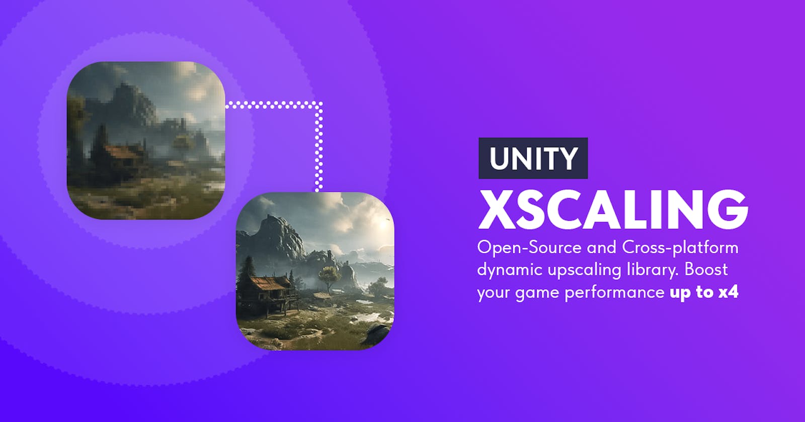 Unity XScaling - A library for Realtime Texture and Rendering Upscaling (Super-Resolution)