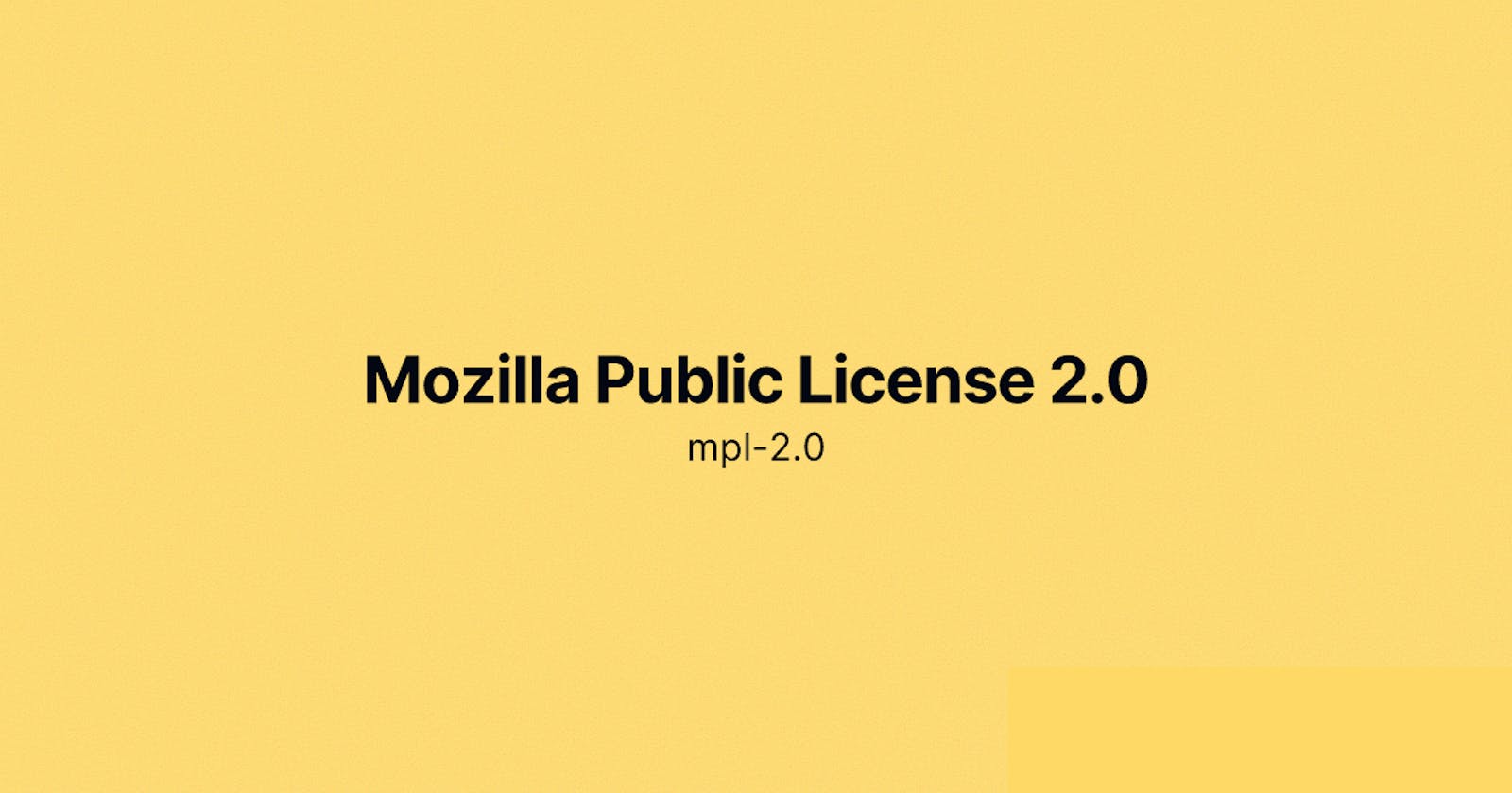 Mozilla Public License 2.0