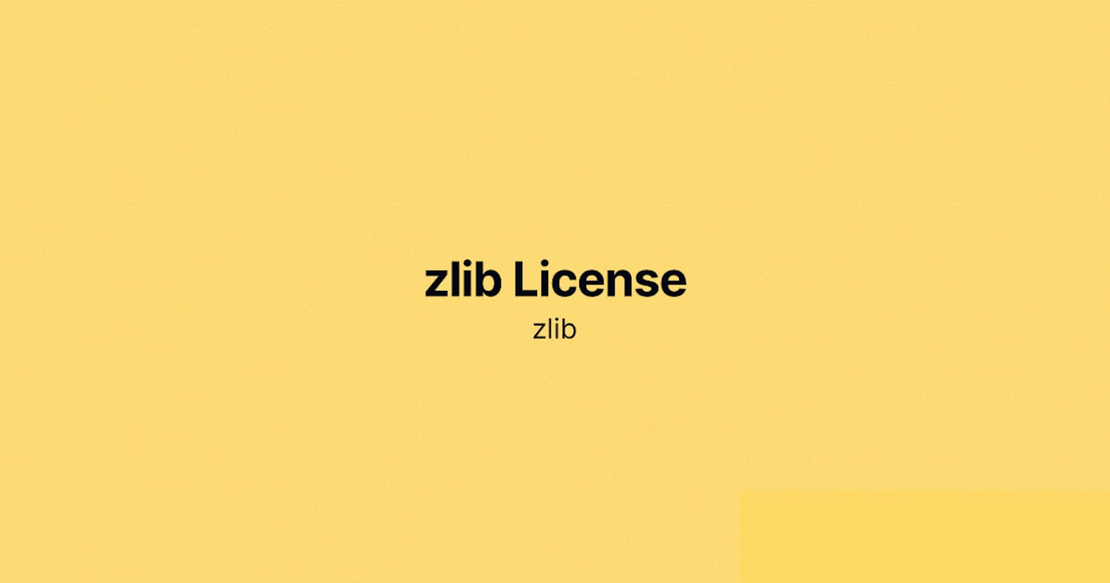 zlib License