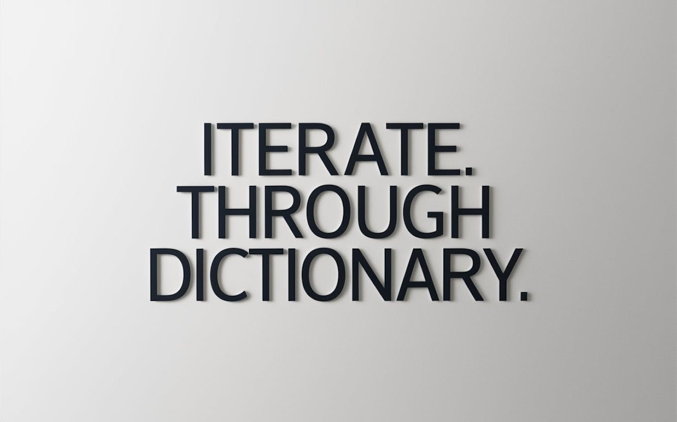 Exploring Methods to Iterate Through Dictionary Keys with 5 Examples