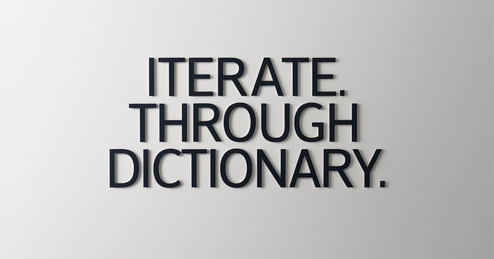 Exploring Methods to Iterate Through Dictionary Keys with 5 Examples