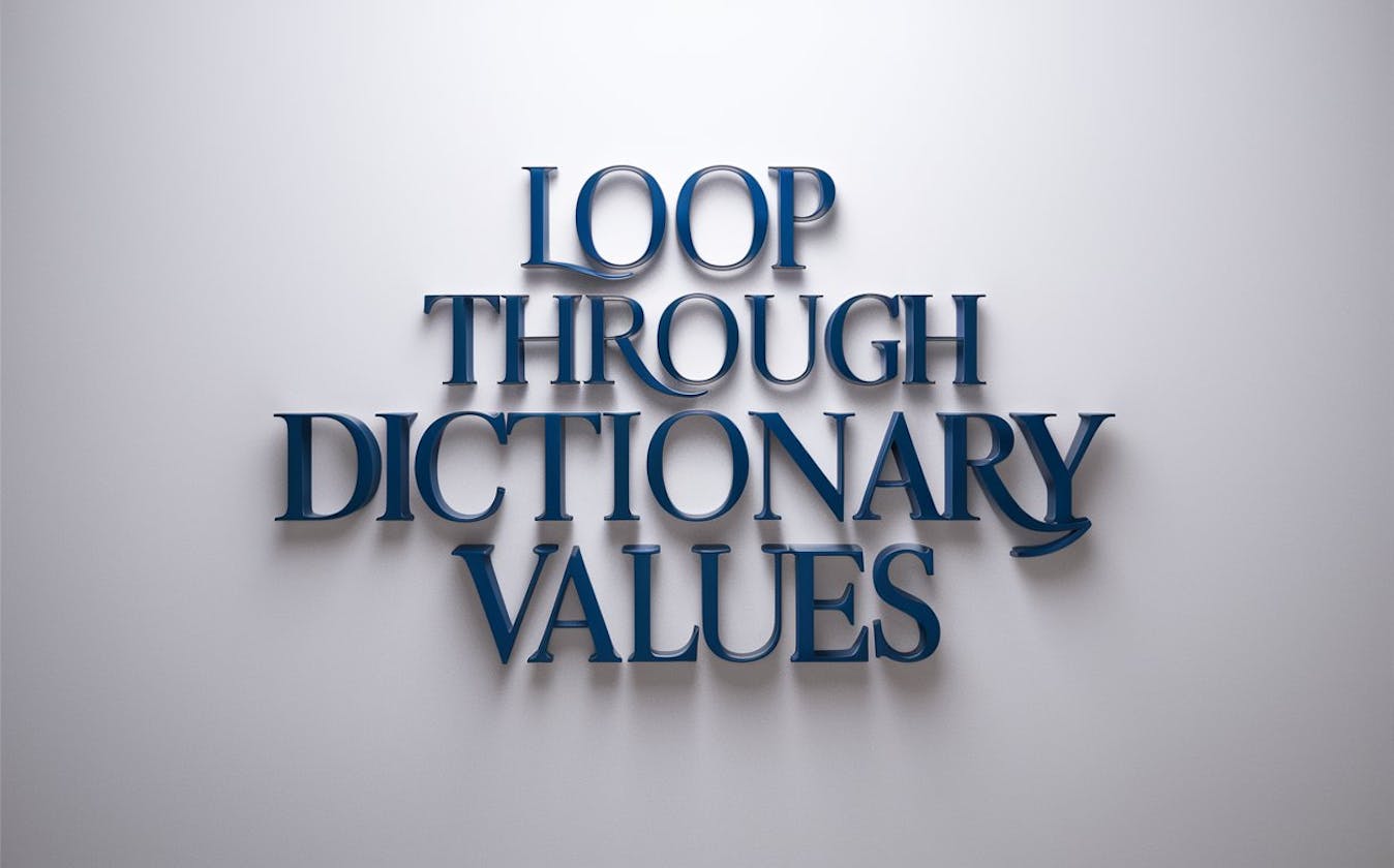 5 Effective Ways to Loop Through Dictionary Values in Python