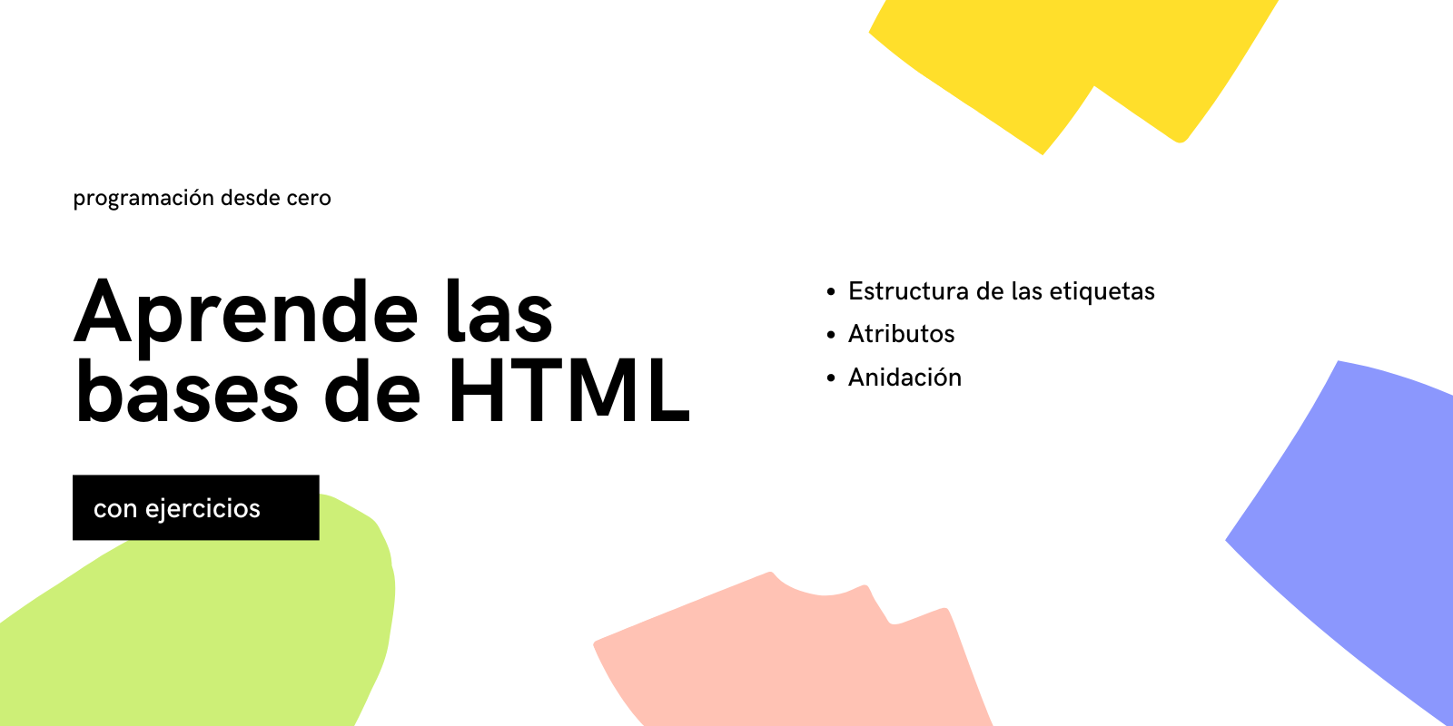 Conceptos base de HTML