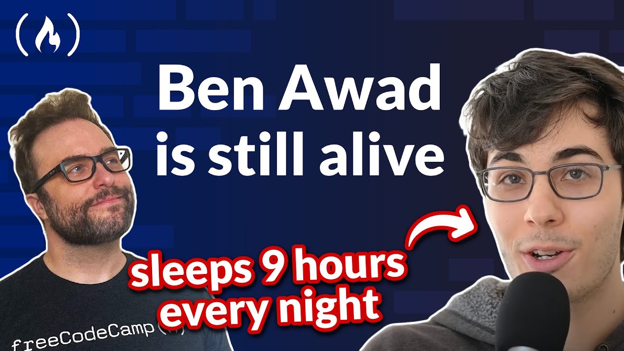 Ben Awad is a GameDev Who Sleeps 9 Hours EVERY NIGHT to be Productive [Podcast #121]