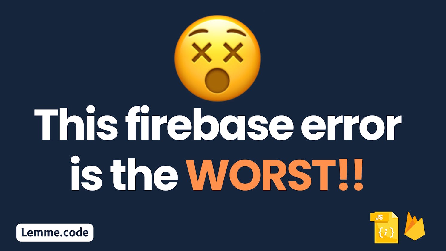 This firebase error wasted my 161+ hours: make sure it doesn’t yours