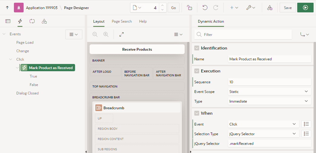 APEX Interactive Report: Adding a Clickable Icon to perform actions