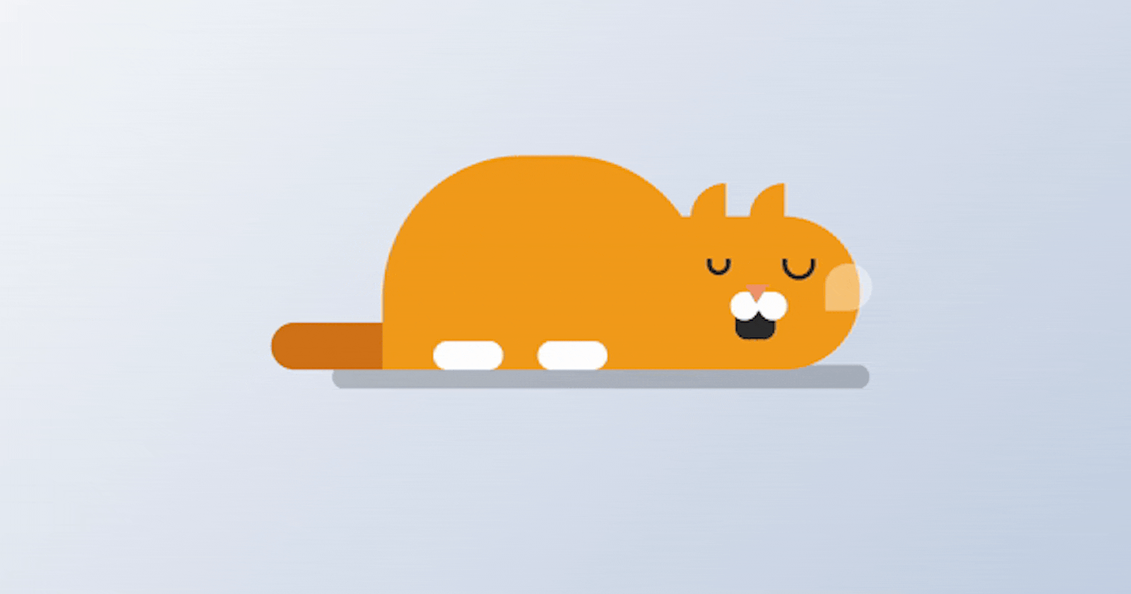 Creating an Animated Sleeping Cat Using HTML and CSS
