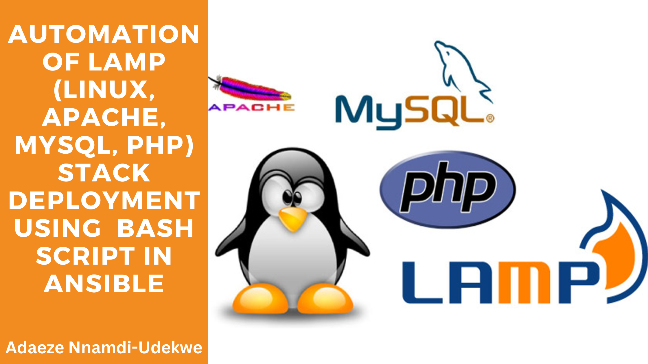 Automation of LAMP (Linux, Apache, MySQL, PHP) stack deployment using Bash Script in Ansible