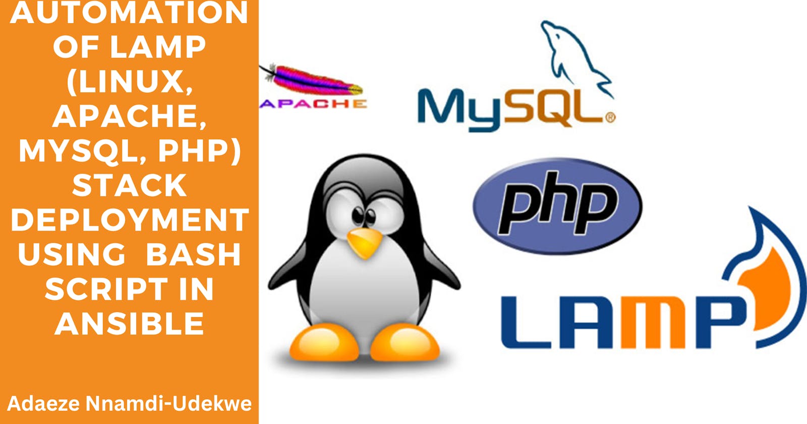 Automation of LAMP (Linux, Apache, MySQL, PHP) stack deployment using Bash Script in Ansible