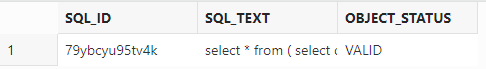 Status of the SQL is fine and might be used in the next exection