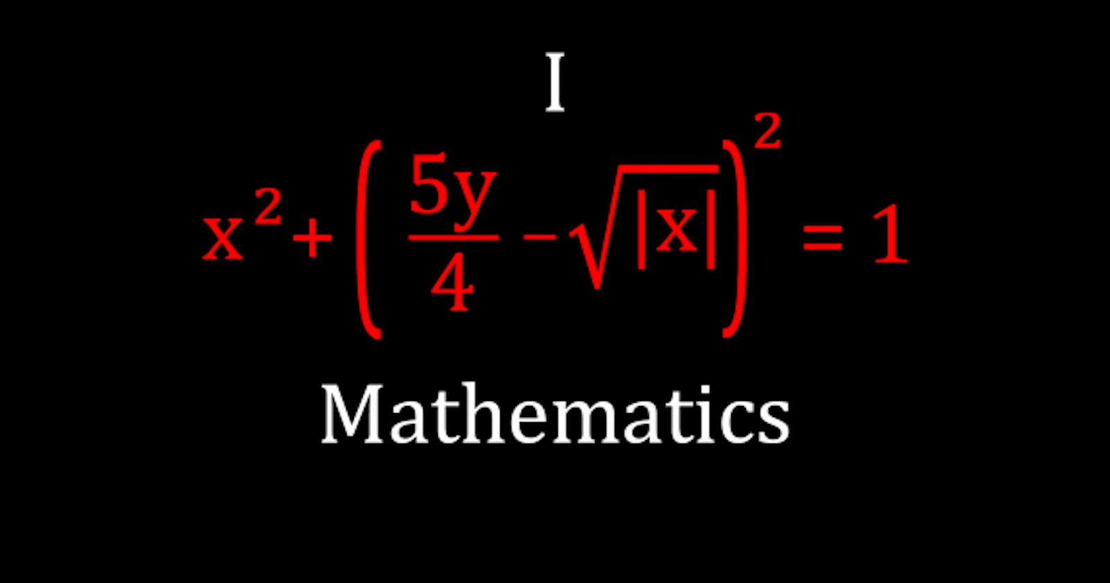 Math for Leisure ;  Man I Love Math