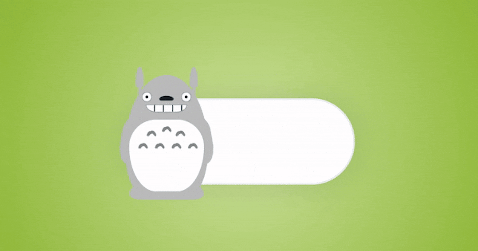 Building a Totoro Toggle Switch Using HTML and CSS