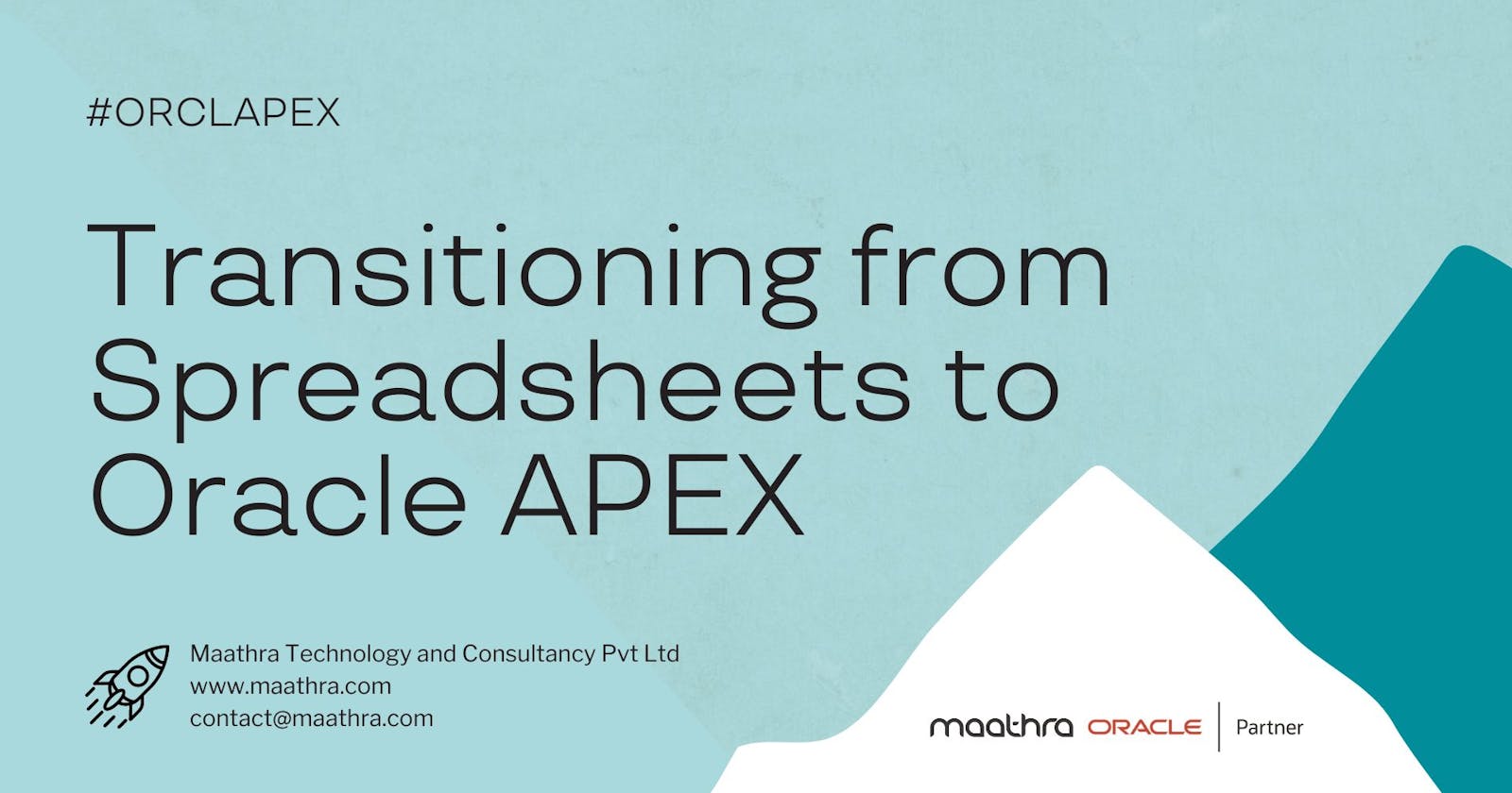 Oracle APEX Use Cases: Spreadsheet Replacement