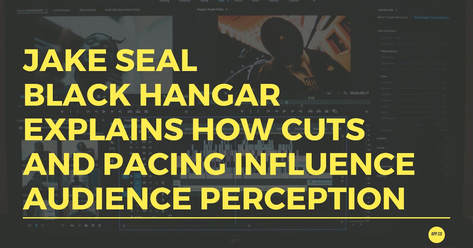 Jake Seal Black Hangar Explains How Cuts and Pacing Influence Audience Perception