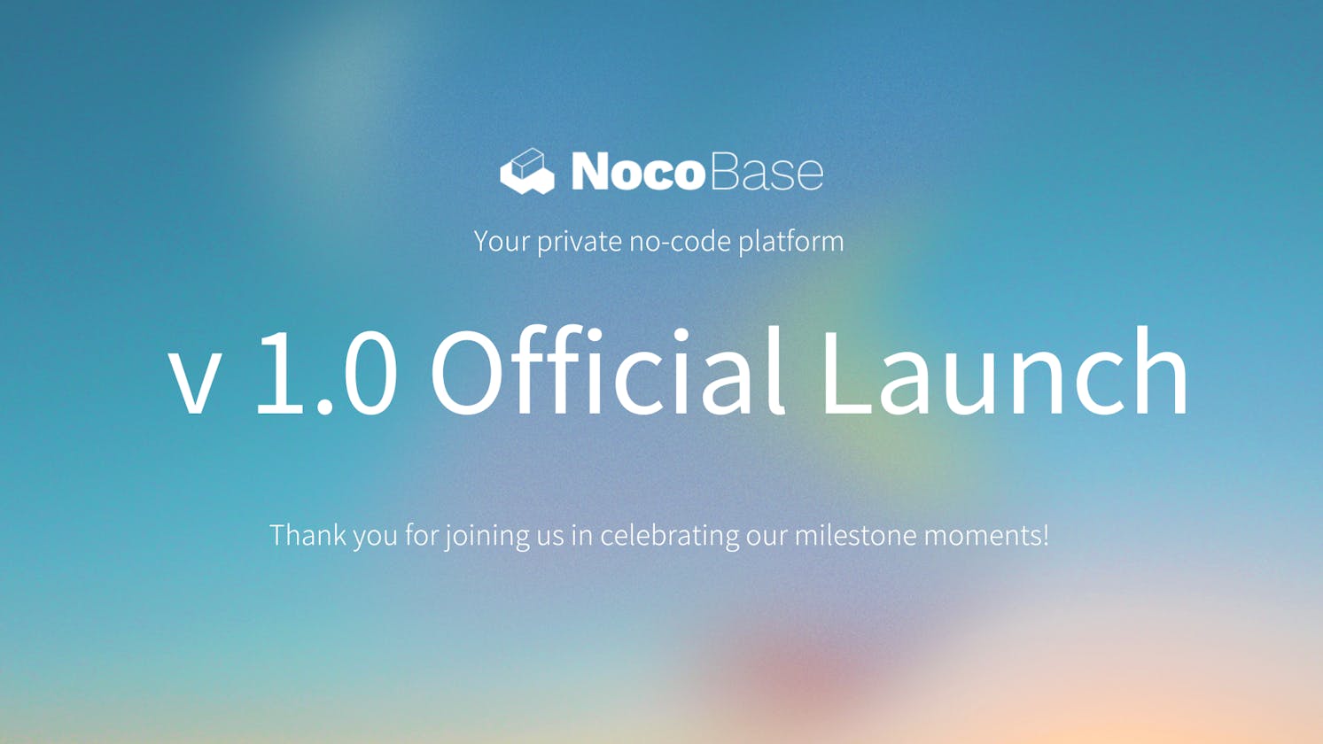 Major Update! Open-Source No-Code/Low-Code Platform NocoBase v1.0 Officially Released!