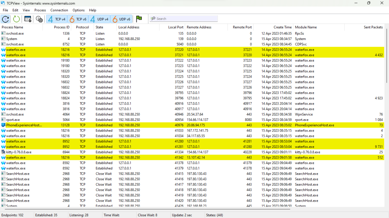 🔭Troubleshooting TCPView & Inspect | Discover Windows Network Connections👨‍🔬