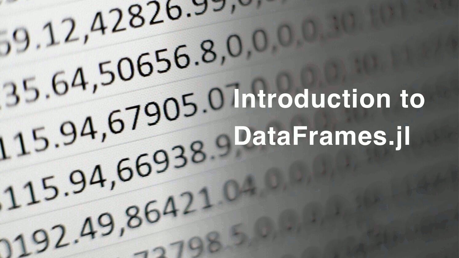Getting Started with DataFrames.jl: A Beginner's Guide