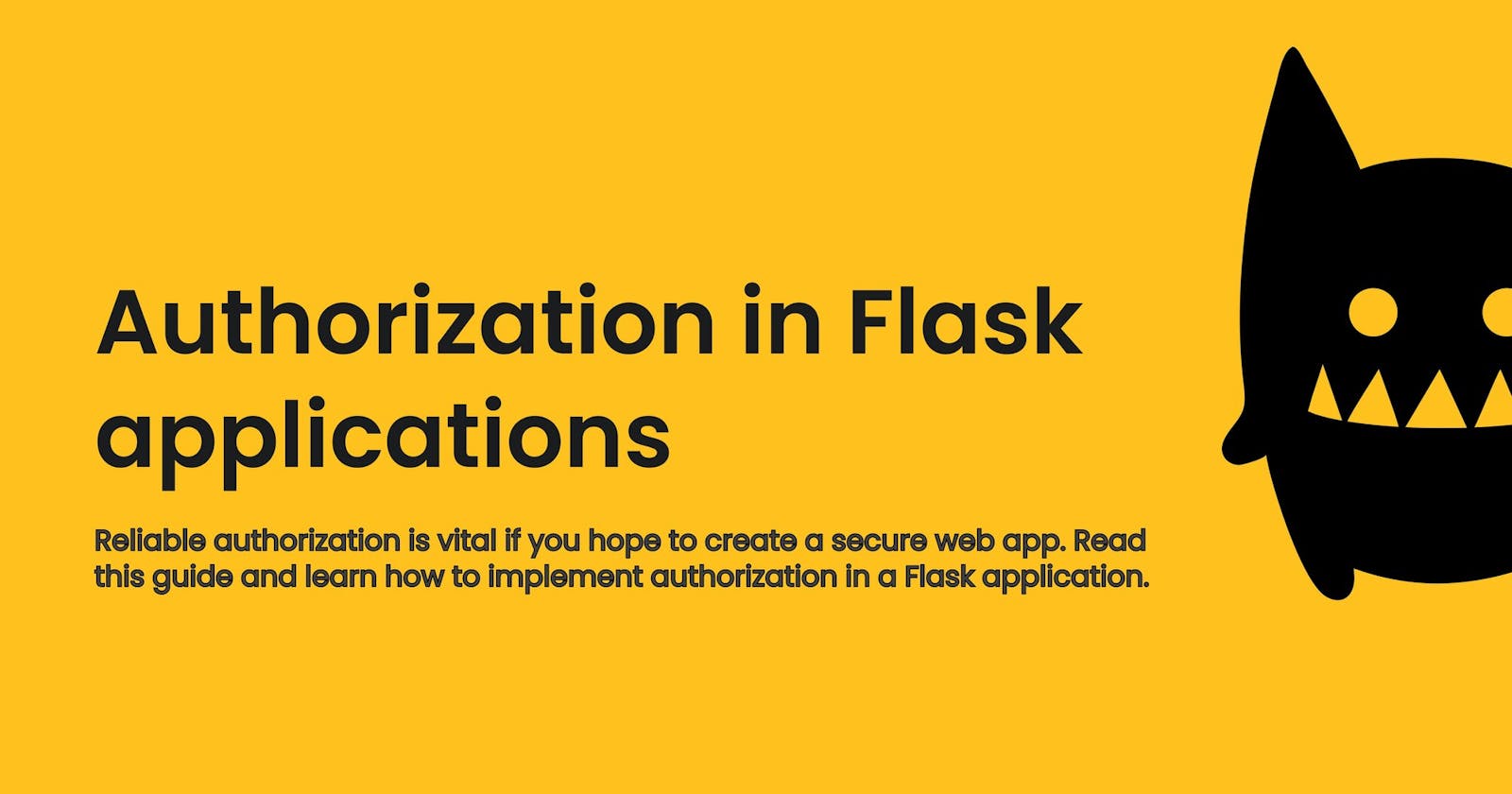 How to add authorization to a Flask application
