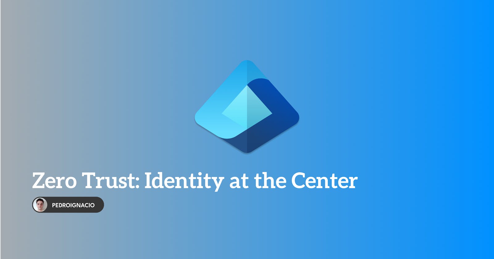 Zero Trust: identity at the center