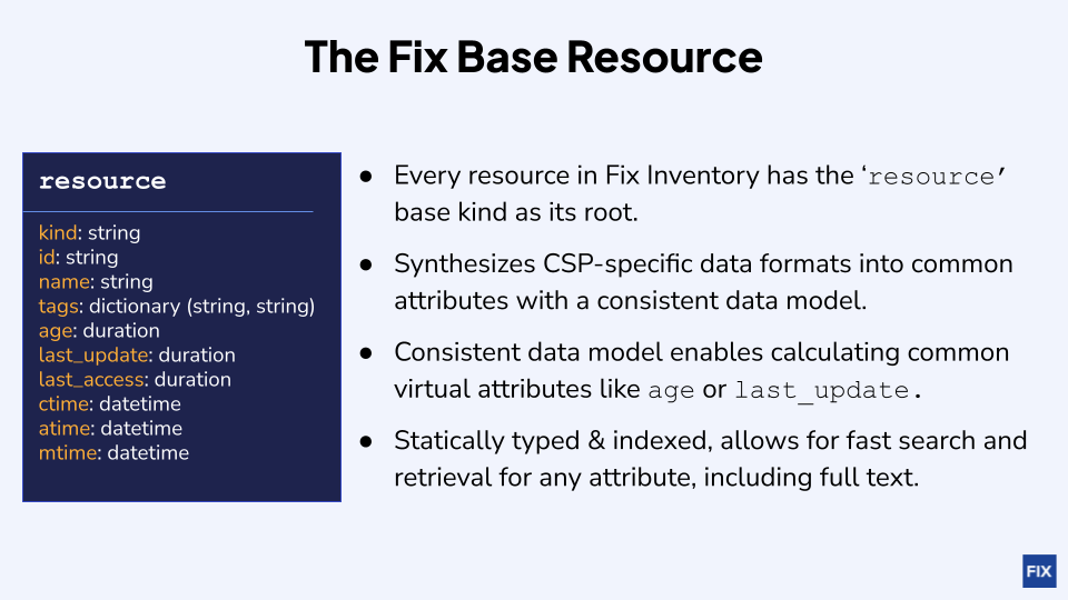 Fix base resource